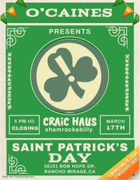 Craic Haus St. Patrick’s Day Bash