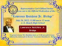 Lawrence Hutchins Jr. Bridge - Dedication