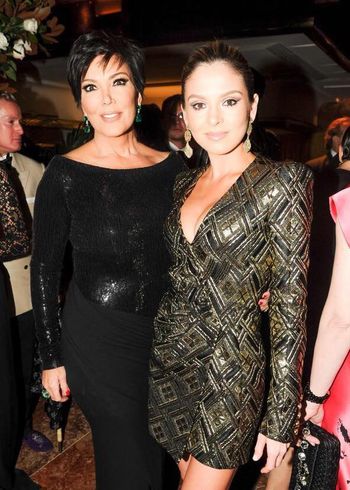 With Kris Jenner
