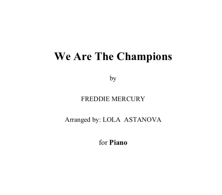 Queen - We Are The Champions Lyrics 