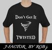 Twisted shirt front design Child size