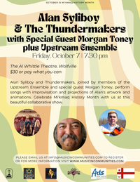 Alan Syliboy, Morgan Toney, the Thundermakers & Upstream Ensemble