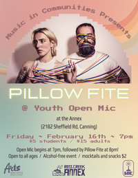 Pillow Fite + Youth Open Mic 