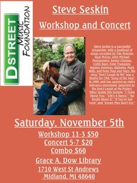 Steve Seskin songwriters workshop and concert