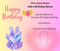 Add A Birthday Greeting Bonus