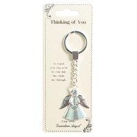 Guardian Angel Keychain Thinking of You