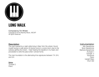 Long Walk (Nonet) - Score and Parts
