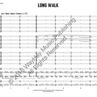 "Long Walk" (Big Band) - Score and Parts