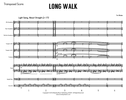 Long Walk (Nonet) - Score and Parts