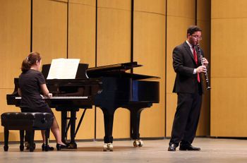 Performing in the final round of the Brevard Music Center Concerto Competition. Photo by John A. Allen.
