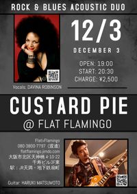 CUSTARD PIE Acoustic Live @ FLAT FLAMINGO