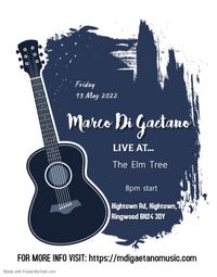 Live Music - The Elm Tree, Ringwood