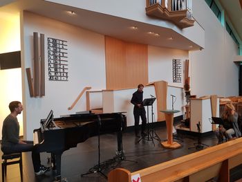 2020 - Recording session for the album Christmas Carols with Dennis de Bruijn & Rineke de Wit
