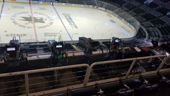 SAP Center San Jose Sharks Playoff Game. Yamaha CL3, JBL PDM, Dante.
