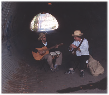 Great echo jamming in the tunnel with Hugo Lyrette
