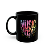 Music design black Mug