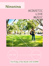 Acoustic Live Music - First Friday of the Month