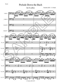 Prelude Down the Bach - Cello Quartet