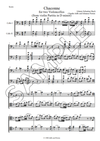 J. S. Bach - Chaconne, arranged for Cello Duo - Physical Sheet Music