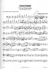 J. S. Bach - Chaconne, arranged for Cello Duo - Physical Sheet Music