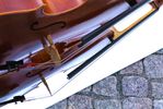 Cello in Reflection Postcard - Mirror