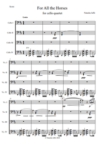 For All the Horses - Cello Quartet