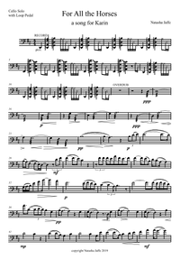 For All the Horses - Solo Cello with Loop Pedal