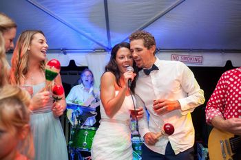 Wedding Reception -Wrightsville Beach, NC (photo credit -The Story Creative Photography)
