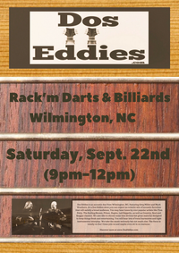 Canceled - Dos Eddies at Rack’M Darts & Billiards