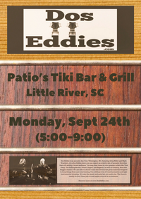 Canceled - Dos Eddies at Patio’s Tiki Bar & Grill