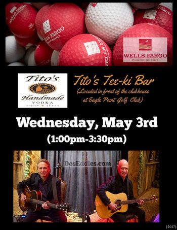 Wells Fargo Championship 2017 (DosEddies.com) #wellsfargochampionship #titoshandmade #pga #acousticduo
