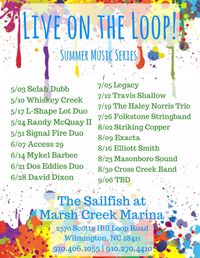 Dos Eddies at “Live on the Loop!” Summer Music Series at The Sailfish at Marsh Creek Marina