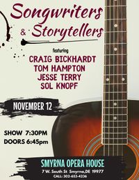 Craig Bickhardt, Tom Hampton, Jesse Terry & Sol Knopf at Smyrna Opera House