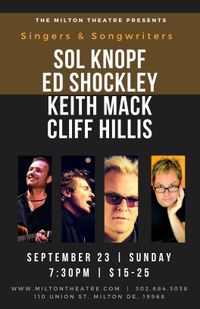 Ed Shockley, Keith Mack, Cliff Hillis and Sol Knopf at the Milton Theatre