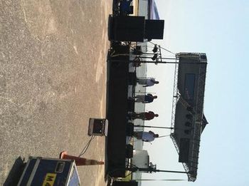 Unity Quartet Singing at the 4th of July event at Southport Beach
