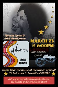 What it is... Celebrating the Music of Aretha Franklin with special guest Matt Martino