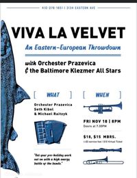 Viva La Velvet Eastern European Throwdown