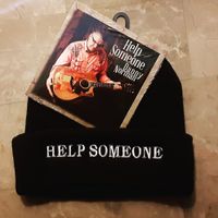 Music CD & White Letter Sock Cap 