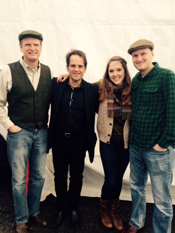Maddie & Friends outside the tent at Mullaney's Harp & Fiddle - March 14, 2015
