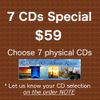 7 CDs Special: 7 Physical CDs