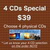 4 CDs Special: 4 Physical CDs