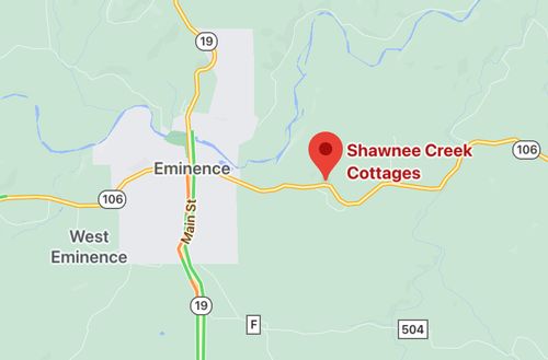 Shawnee Creek Cottages Map Directions