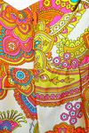 Milly Size 6 Silk Mini Dress, Orange Paisley