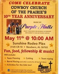 Cowboy Church of the Prairie 10th Anniversary