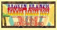 Ann Arbor Broken Branch Stage Summer Music Series presents a double bill with the Judy Banker Band and Billy King