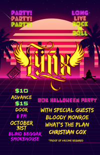 Rock N' Roll Halloween Bash with Lÿnx