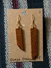 Osage Orange Earrings - 1