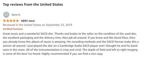 David Elias SACD