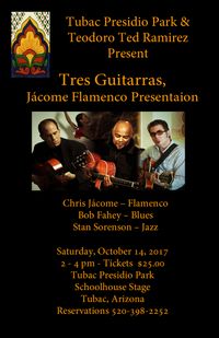 Jácome Flamenco presents TRES GUITARRAS