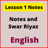 English Notes for Lesson 1: Swar and Swar Riyaz